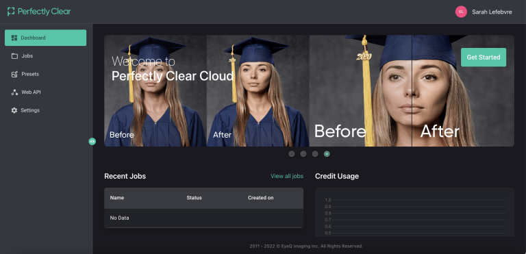 perfectly clear cloud interface
